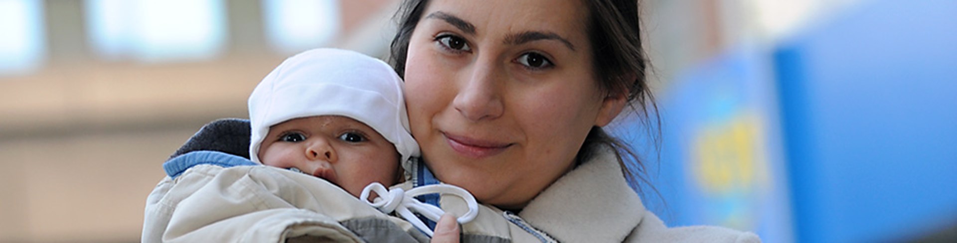 Mutter mit Baby