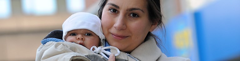 Mutter mit Baby
