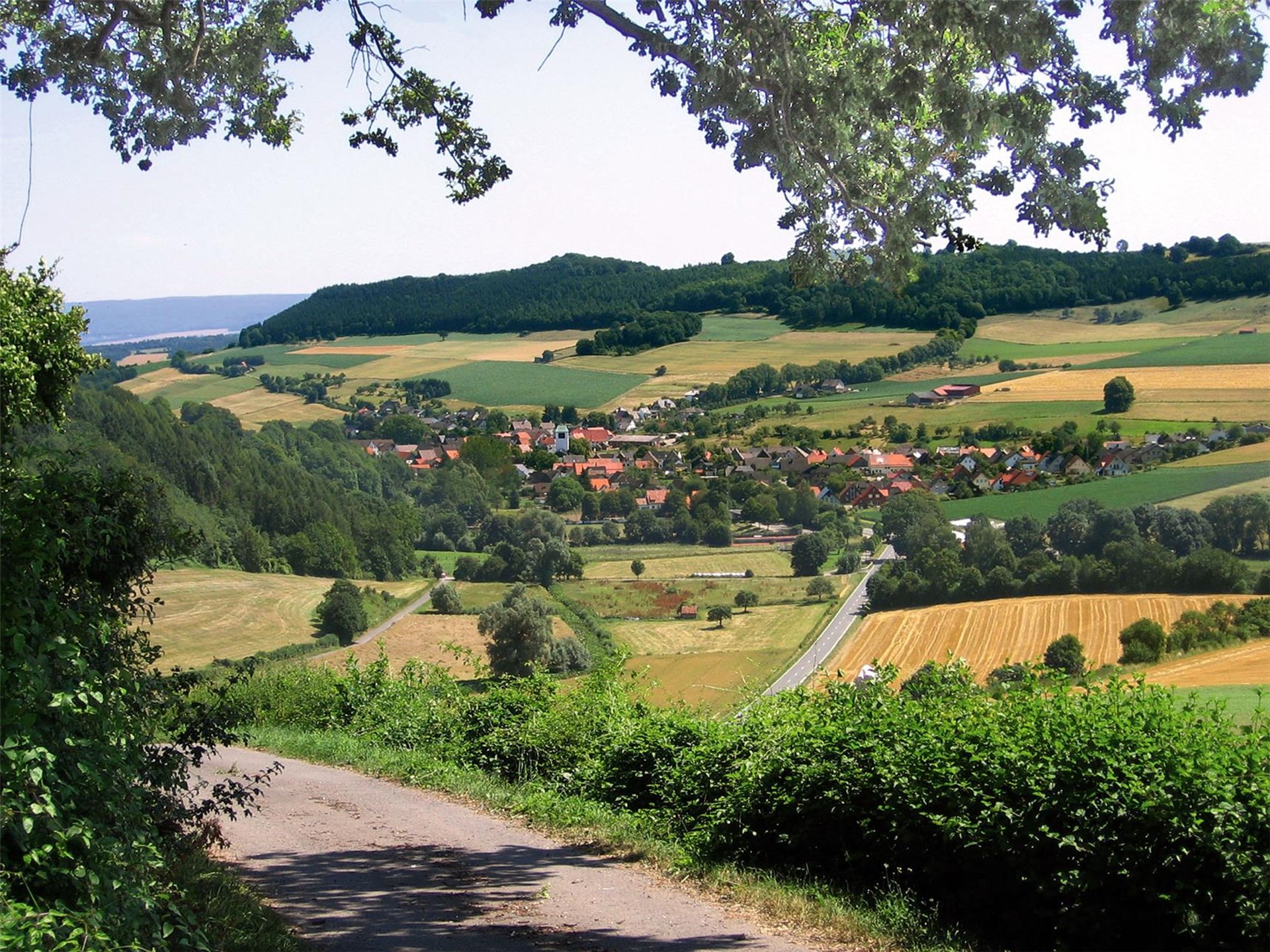 Blick auf Ovenhausen