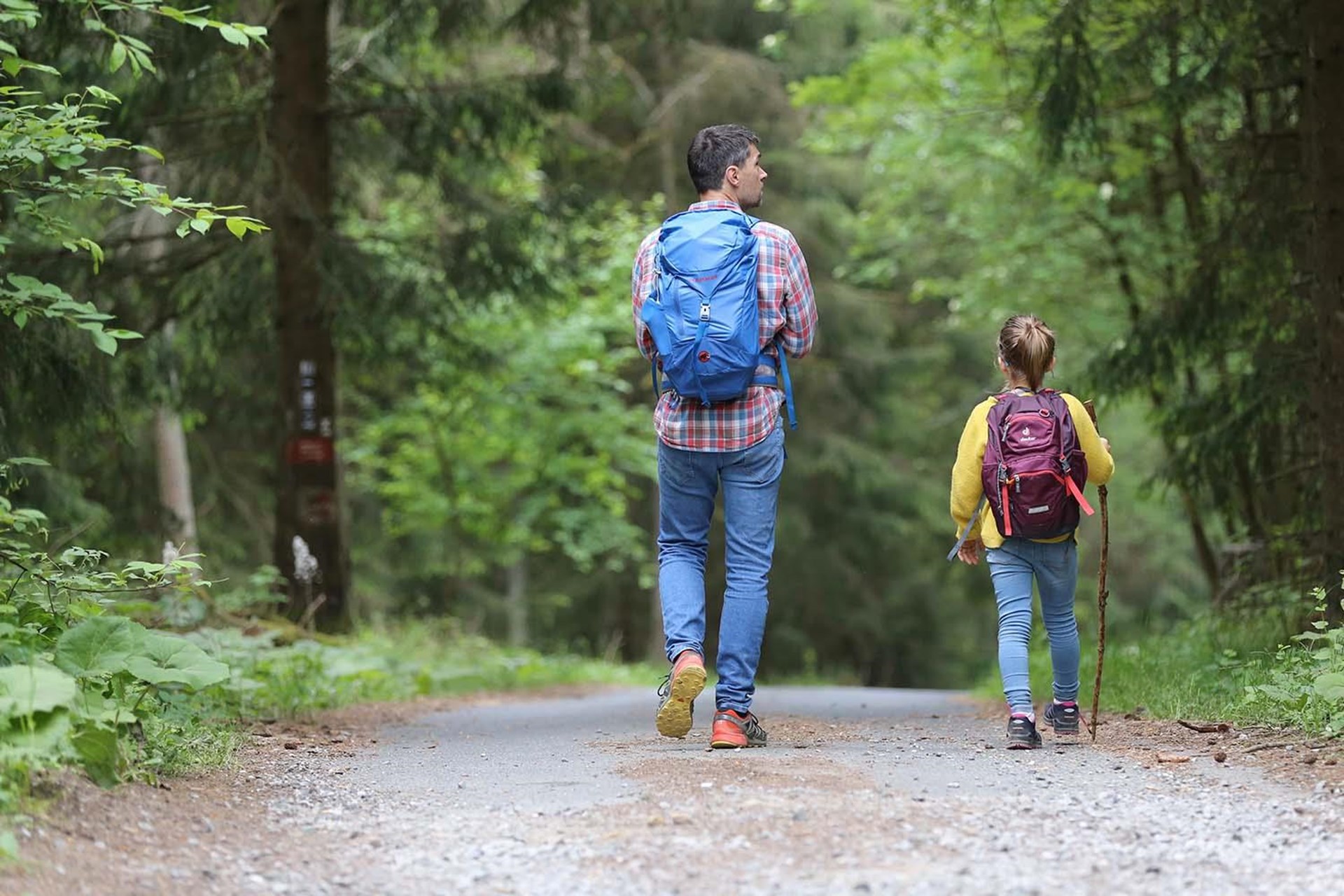Trennung mit Kindern, Vater und Tochter