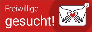 Banner: Freiwillige gesucht Freiwillige gesucht