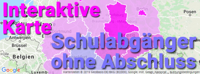 Banner für die interaktive Karte der Bildungschancen-Studie 2019