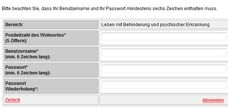 Online-Beratung - Login